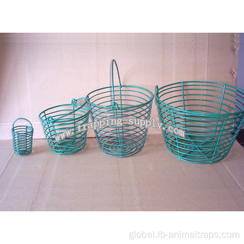 Metal Egg Basket LB-60 Stainless Steel Wire Egg Basket Manufactory